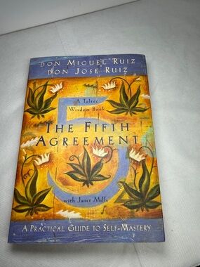 The Fifth Agreement by Don Miguel Ruiz — Yellow & Blue Cover